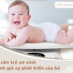 cách cân trẻ sơ sinh tại nhà