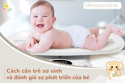 cách cân trẻ sơ sinh tại nhà