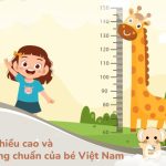 chiều cao cân nặng chuẩn của bé việt nam