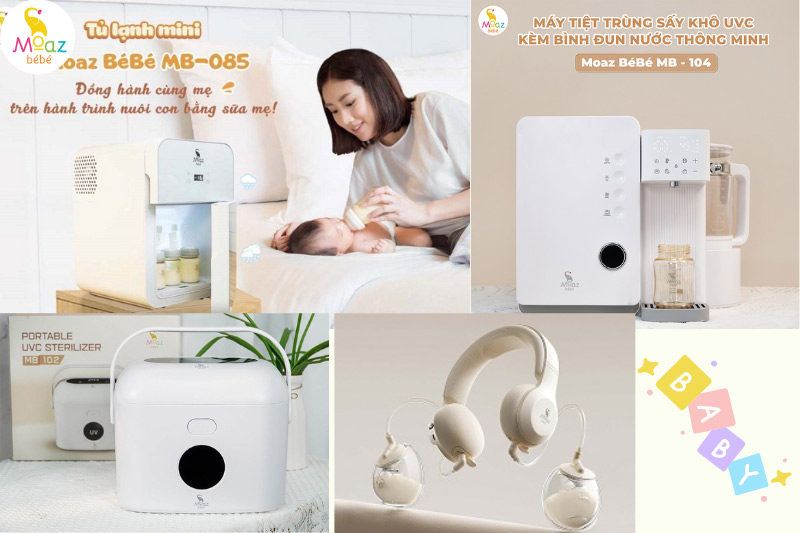 Sản phẩm Moaz BéBé hỗ trợ mẹ tối đa trong quá trình chăm sóc con nhỏ