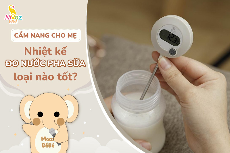 nhiệt kế đo nước pha sữa