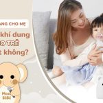 xông khí dung cho trẻ có tốt không