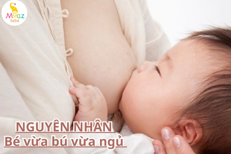 Nguyên nhân khiến bé vừa bú vừa ngủ? 