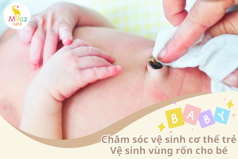 Cách chăm sóc vệ sinh cơ thể cho trẻ