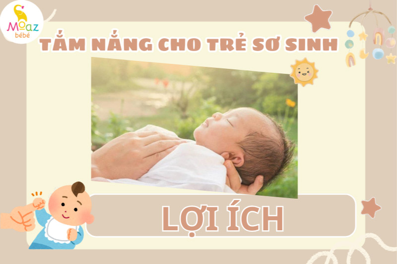 Lợi ích của việc tắm nắng cho trẻ sơ sinh