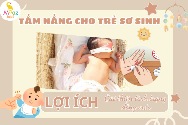 Lợi ích của việc tắm nắng cho trẻ sơ sinh