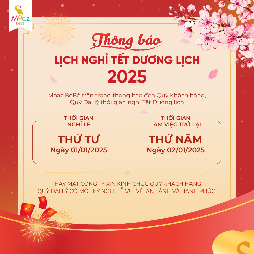 thong bao lich nghi tet duong lich