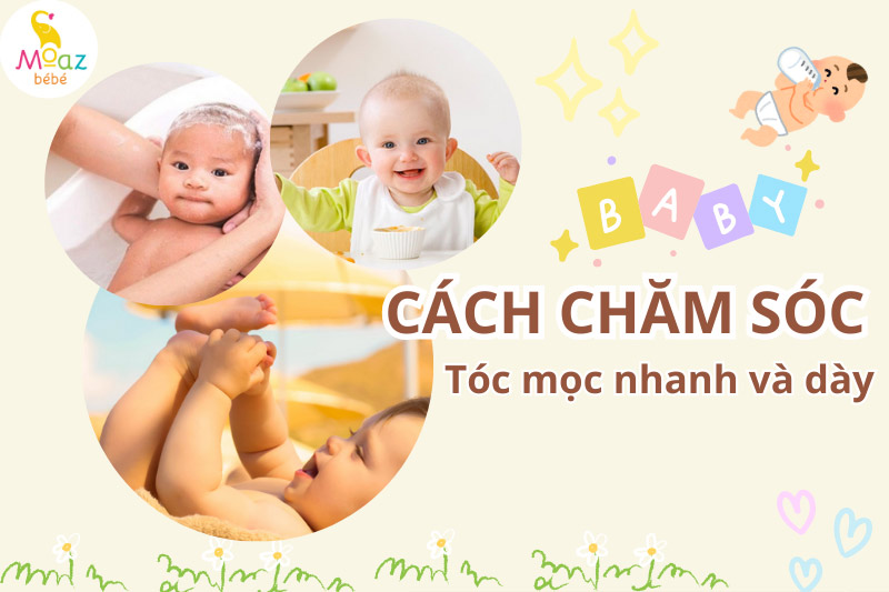 Cách làm tóc bé mọc nhanh và dày