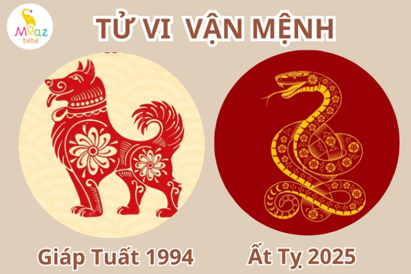 Tử vi vận mệnh của Giáp Tuất 1994 và Ất Tỵ 2025