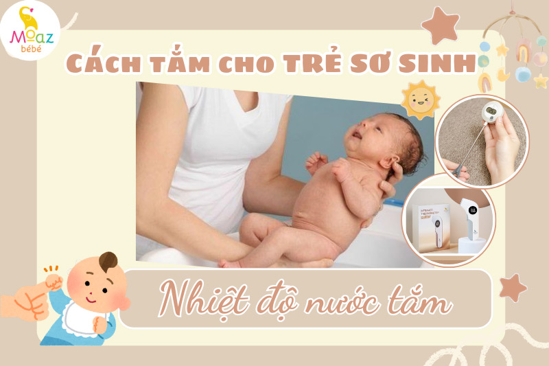 nhiệt độ nước tắm cho trẻ