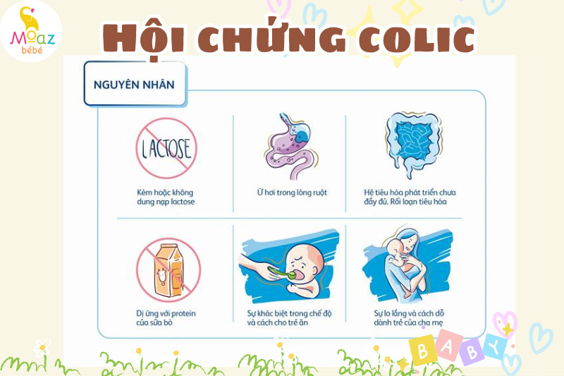 Nguyên nhân gây ra hội chứng colic ở trẻ sơ sinh