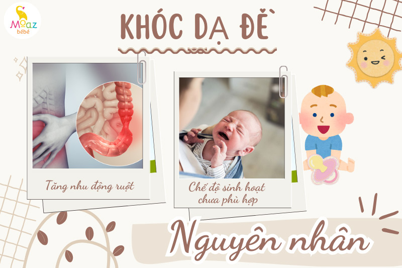 Nguyên nhân khiến trẻ khóc dạ đề