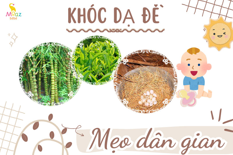 Mẹo dân gian chữa khóc dạ đề ở trẻ