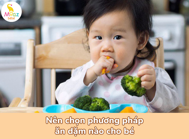 nên chọn phương pháp ăn dặm nào cho bé