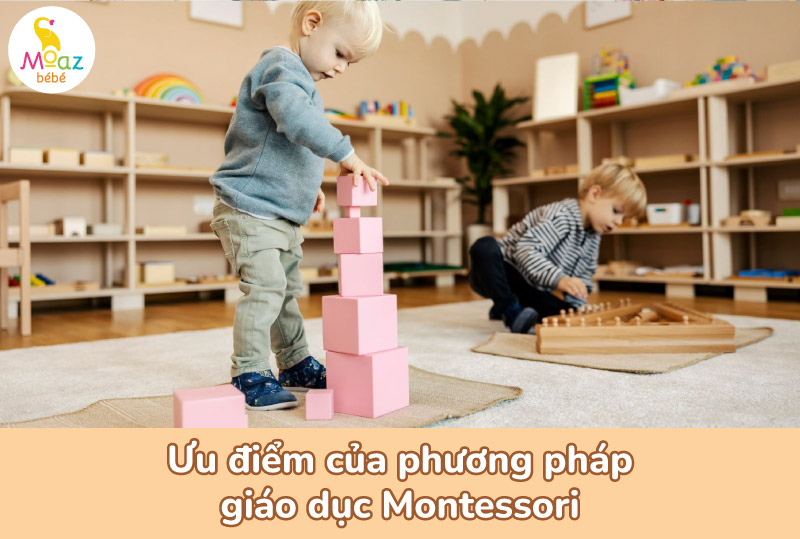 Ưu điểm của phương pháp Montessori