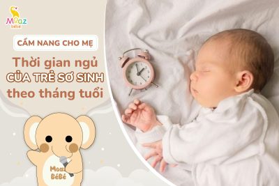 Thời gian ngủ của trẻ sơ sinh theo từng tháng tuổi