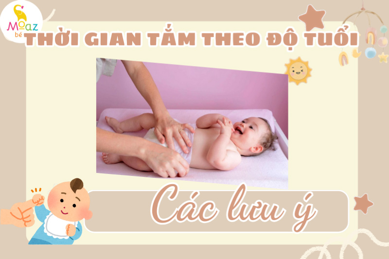 Các lưu ý khi tắm cho trẻ sơ sinh