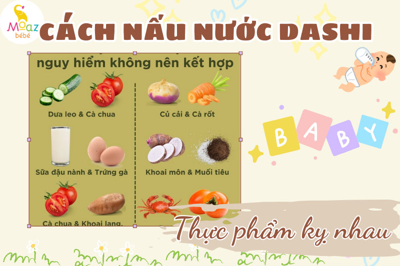 nguyên tắc khi nấu nước dashi cho bé ăn dặm