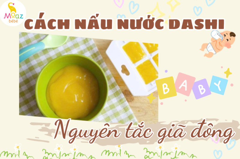 nguyên tắc khi nấu nước dashi cho bé ăn dặm