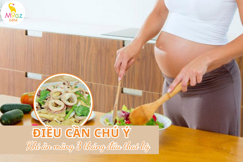 bầu 3 tháng đầu cần chú ý những gì khi ăn măng?