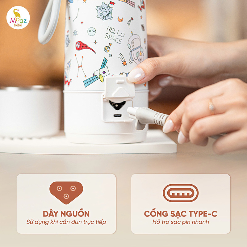 Bình đun nước cầm tay Moaz BéBé MB - 058 Universe 22 binh dun nuoc cam tay mb058 uni 19
