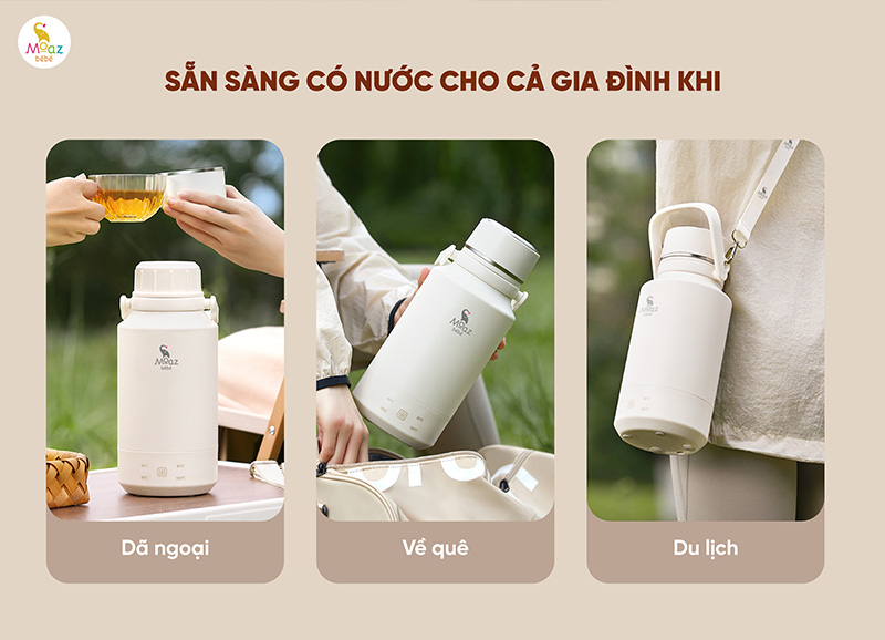 Bình đun nước du lịch Moaz BéBé MB - 107 1 binh dun nuoc du lich mb107 10