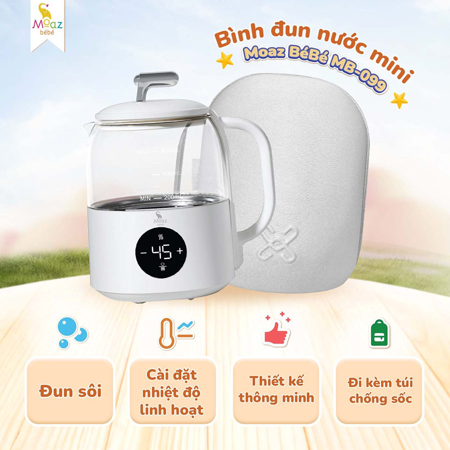 lý do nên chọn bình đun nước pha sữa của Moaz BéBé