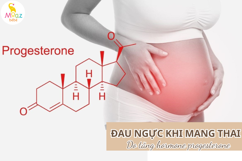 Nguyên nhân khiến mẹ bầu đau ngực khi mang thai