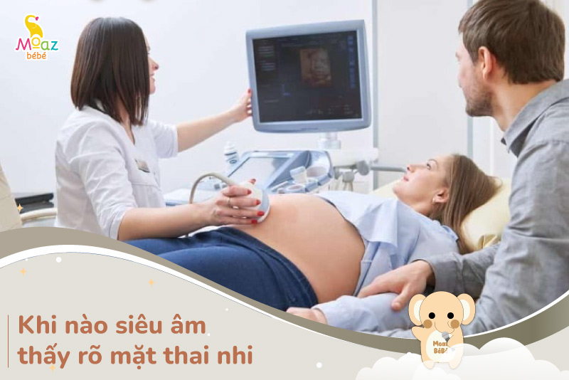 Khi nào siêu âm thấy rõ mặt thai nhi?