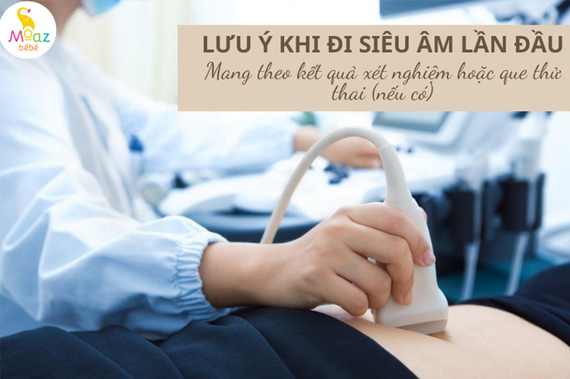 lưu ý khi đi siêu âm thai