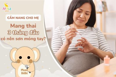 Mang thai 3 tháng đầu sơn móng tay được không?