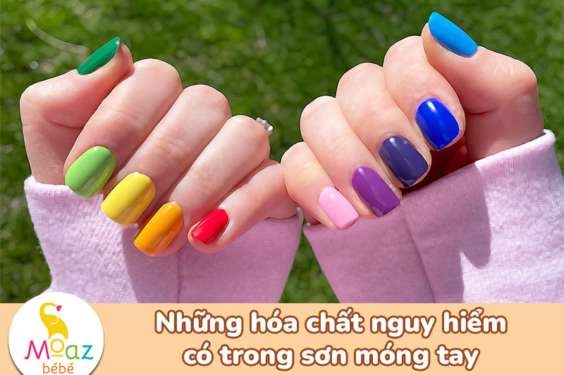 chất nguy hiểm có trong sơn móng tay mẹ bầu cần tránh