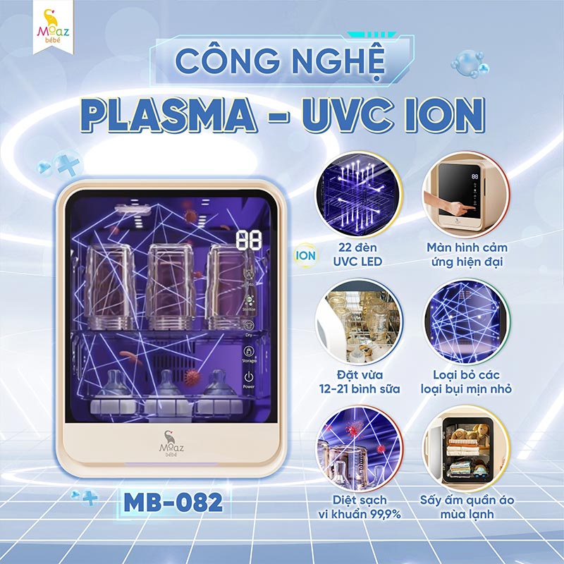 Máy tiệt trùng bình sữa bằng tia UVC