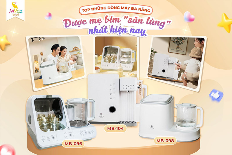 máy tiệt trùng bình sữa đa chức năng