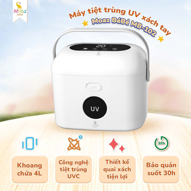 những lưu ý khi sử dụng máy tiệt trùng bình sữa