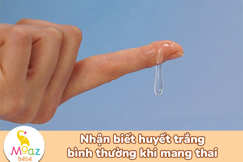 Nhận biết huyết trắng bình thường khi mang thai