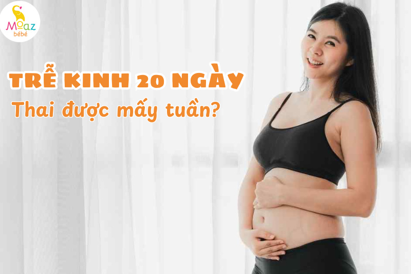 Trễ kinh 20 ngày thai được mấy tuần?