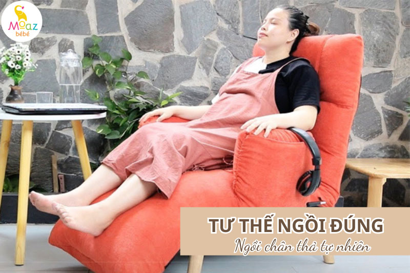 Tư thế ngồi tốt cho bà bầu 3 tháng đầu thai kỳ