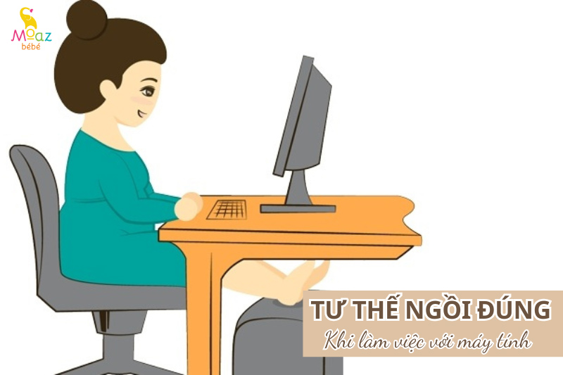Tư thế ngồi tốt cho bà bầu 3 tháng đầu thai kỳ