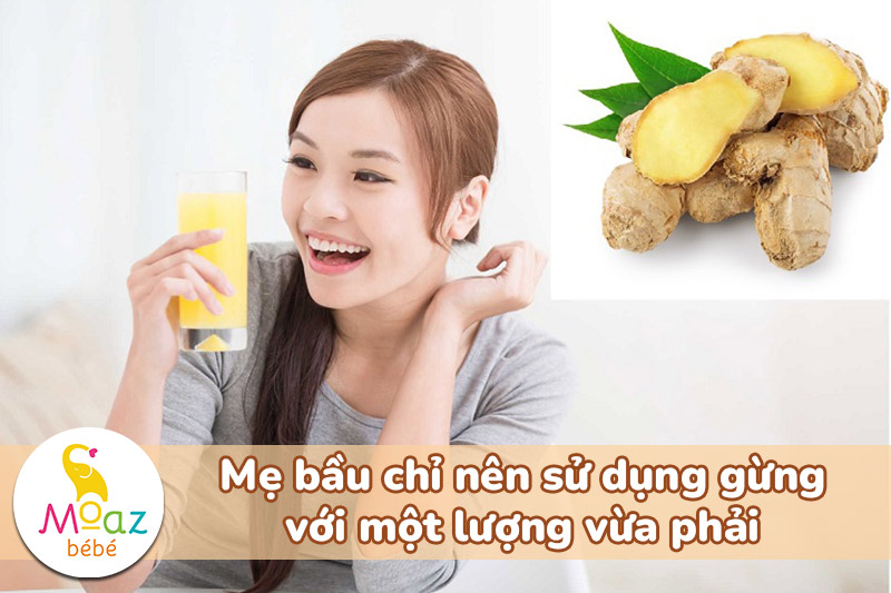Mẹ bầu ăn gừng được không