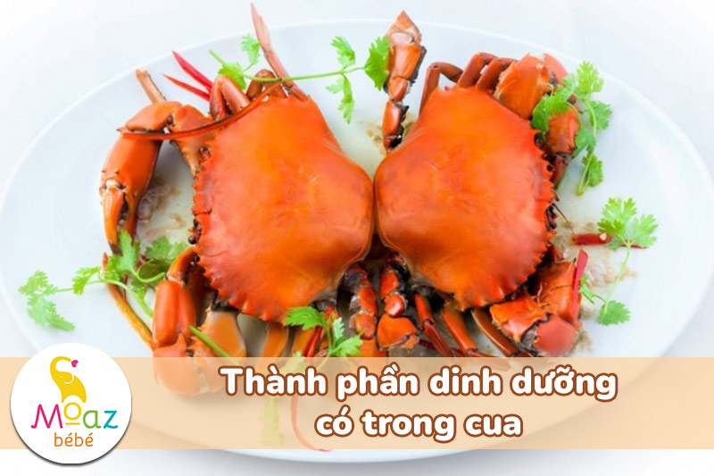 Thành phần dinh dưỡng có trong cua
