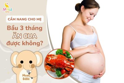 Bầu 3 tháng đầu ăn cua được không?
