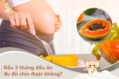 Mẹ bầu 3 tháng đầu ăn đu đủ chín được không?