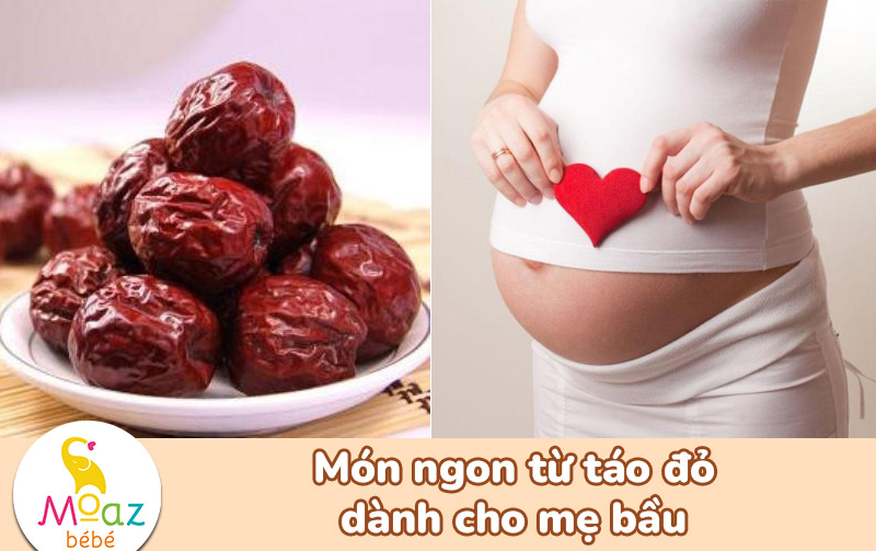 Món ngon từ táo đỏ dành cho mẹ bầu