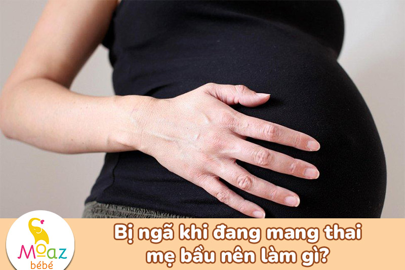 Bị ngã khi đang mang thai mẹ bầu nên làm gì?