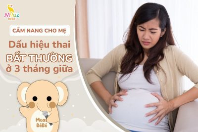 dấu hiệu bất thường khi mang thai 3 tháng giữa