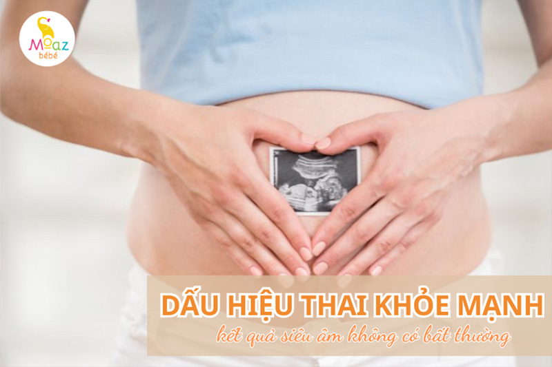 dấu hiệu thai khỏe mạnh trong 3 tháng giữa