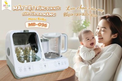 máy hâm sữa tiệt trùng mb096