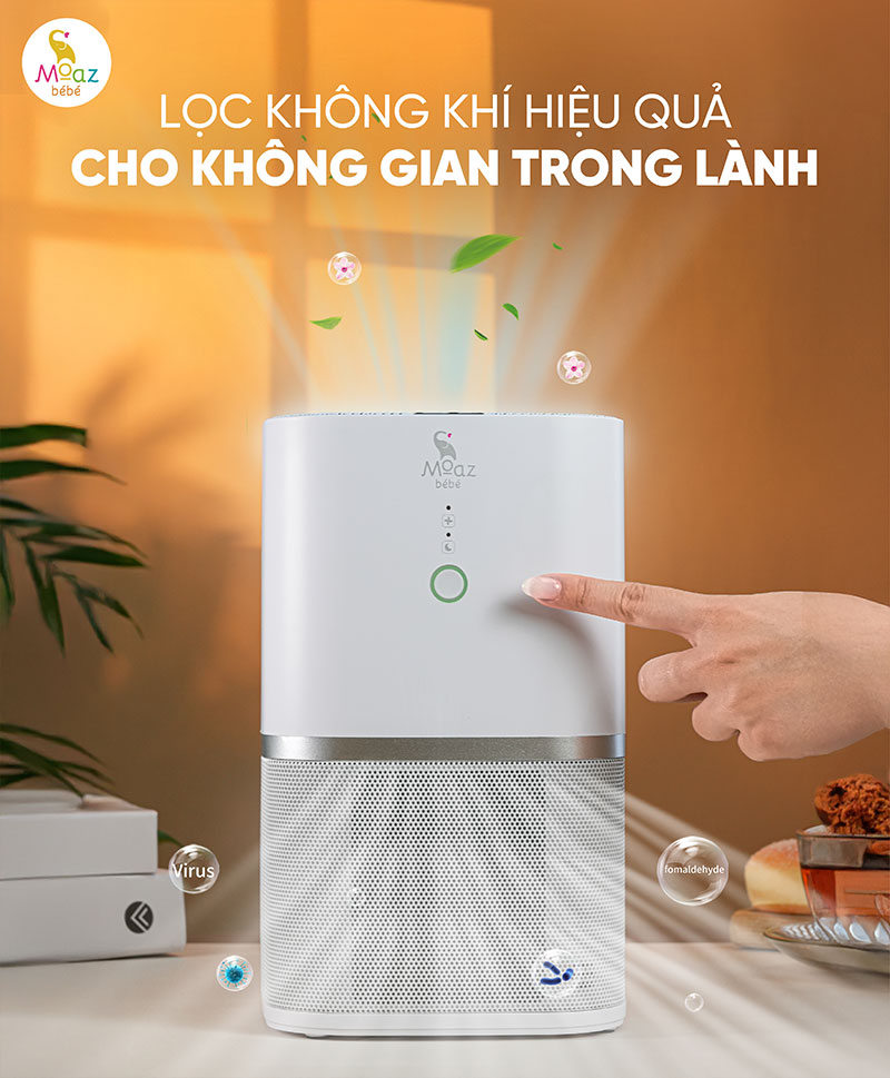 Máy lọc không khí mini Moaz BéBé MB - 111 14 may loc khong khi mini 11