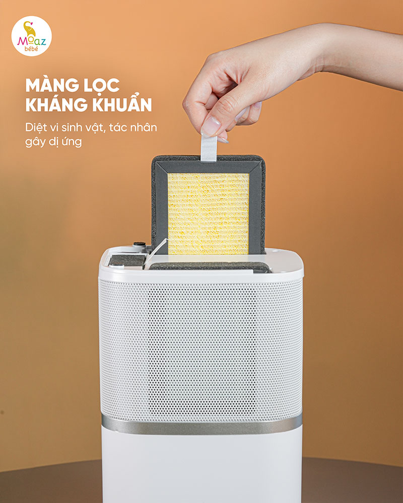 Máy lọc không khí mini Moaz BéBé MB - 111 3 may loc khong khi mini 14